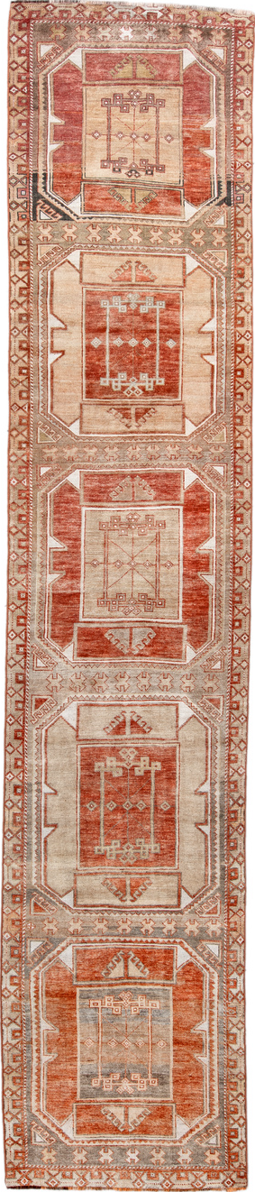 Antique Anatol Runner Rug (2' x 13')